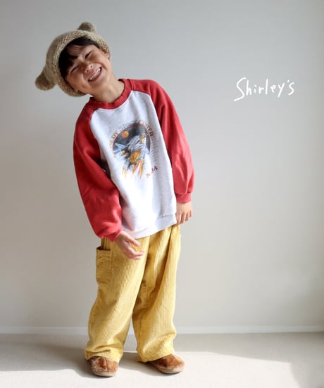 【ラスト・S90~100/M100~105】MOM&KIDS裏起毛NASAスウェット