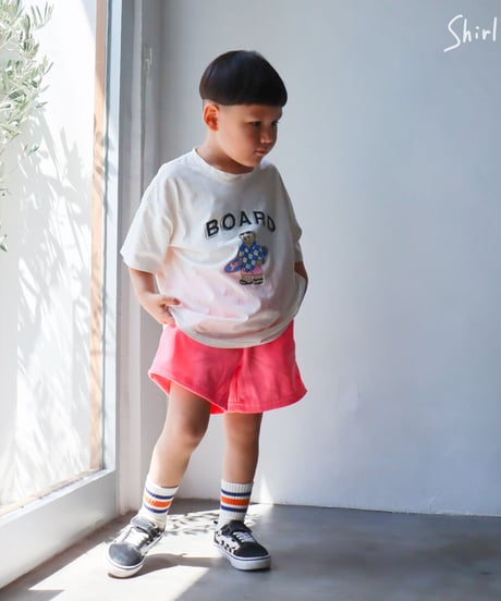 【ラスト・ブルーL105～112cm】ベアーボードTシャツ