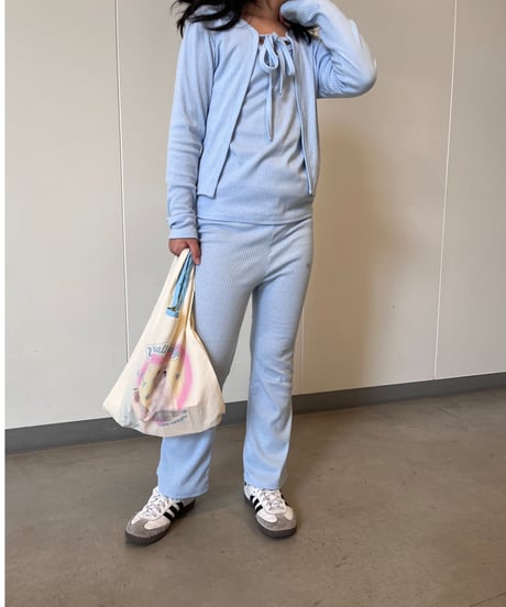 【95~112】SPRINGストレッチリブフレアパンツ