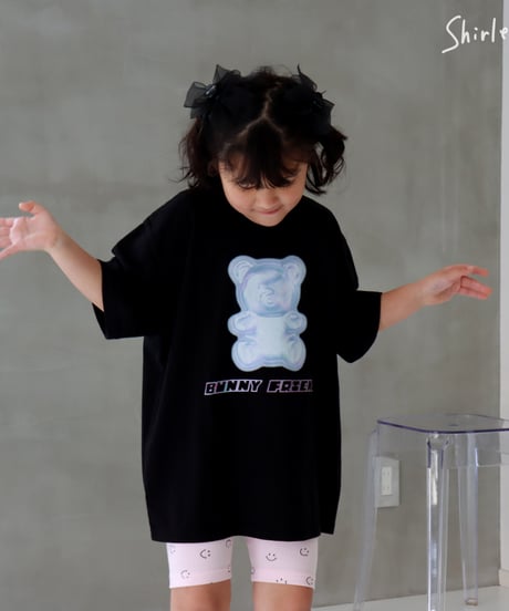【ADULT&KIDS90~130】90's bearオーバーサイズ Tシャツ