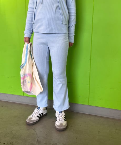 【95~112】SPRINGストレッチリブフレアパンツ