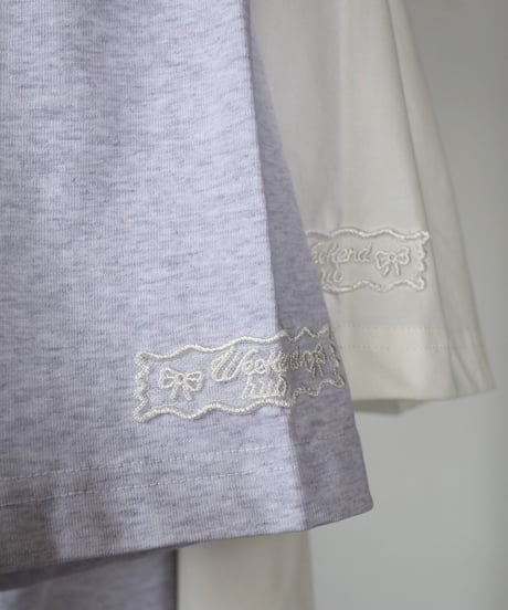 【ADULT】サテンレイヤードデザインTシャツ