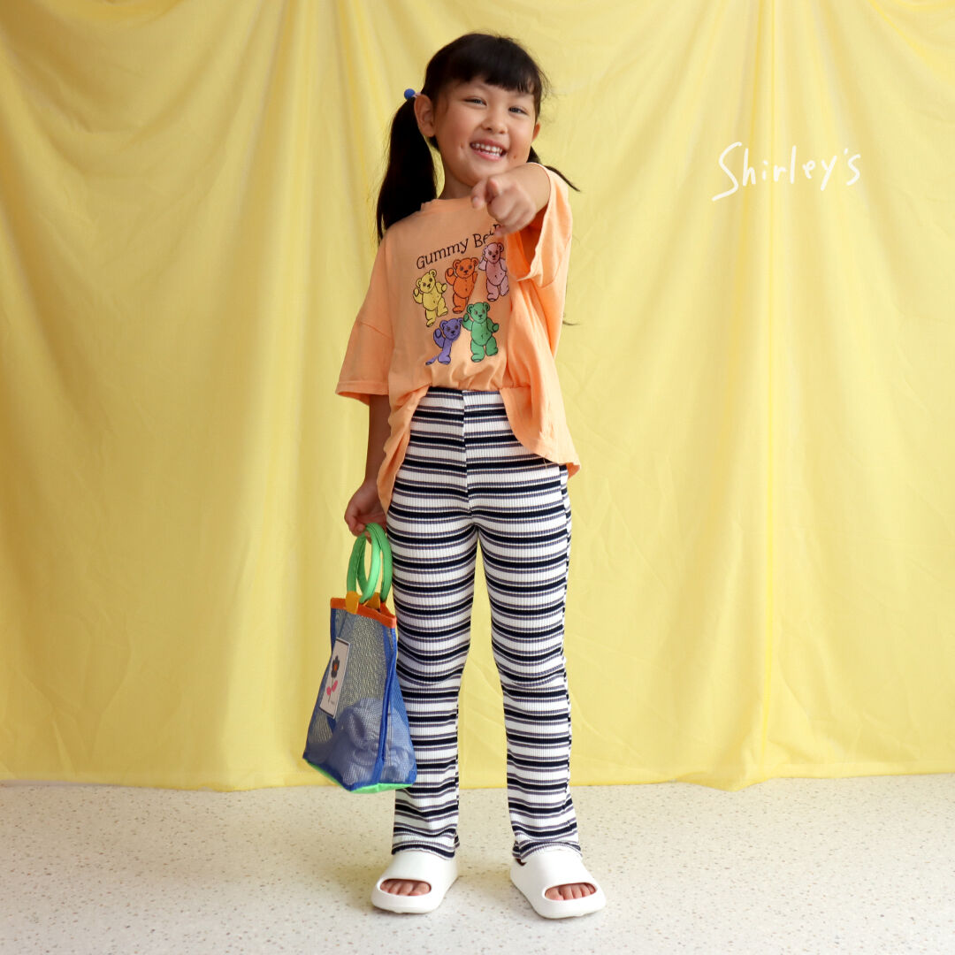 ラスト・L/XL】ボーダー柄ブーツカットフレアパンツ | Shirley's ラスト・L/XL】ボーダー柄ブーツカットフレアパンツ | Shirley's