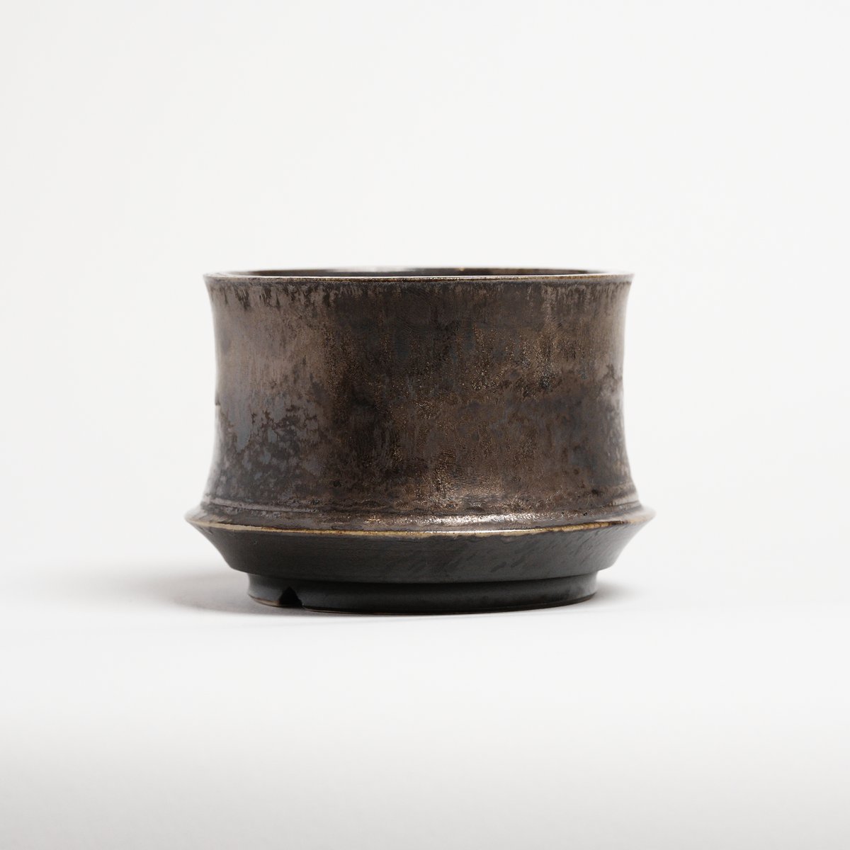 オリジナル陶器鉢 “つぼみ” 金彩 SSサイズ | Agave & Caudex Port