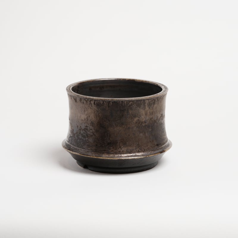 オリジナル陶器鉢 “つぼみ” 金彩 SSサイズ | Agave & Caudex Port