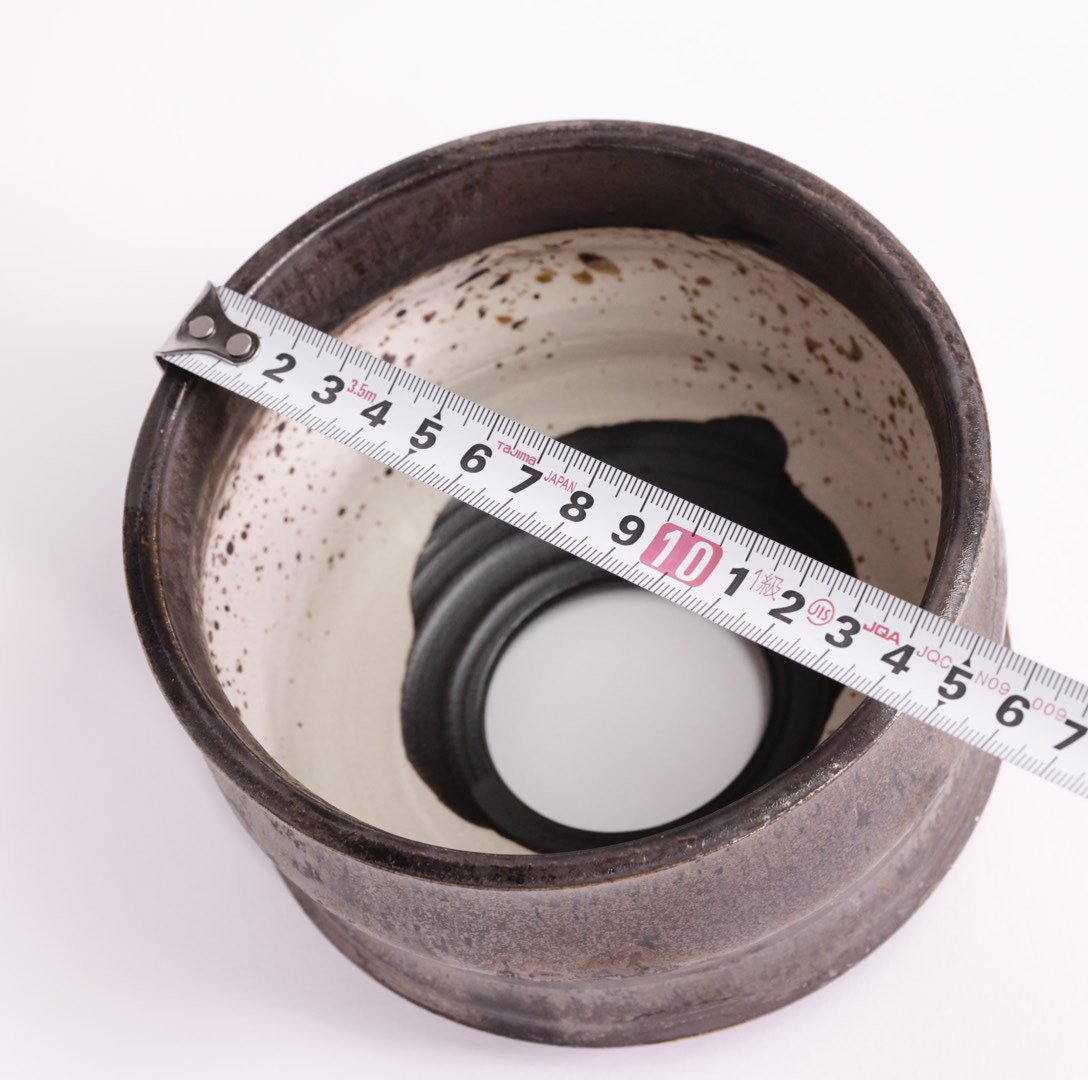 ヨーム　鉢 オリジナル陶器鉢 “ゆらぎ” 金彩 Mサイズ | Agave & Caudex Port Eden