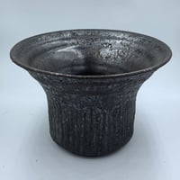 井上茂 マンガン釉 フレア ”しのぎ” 6号 2