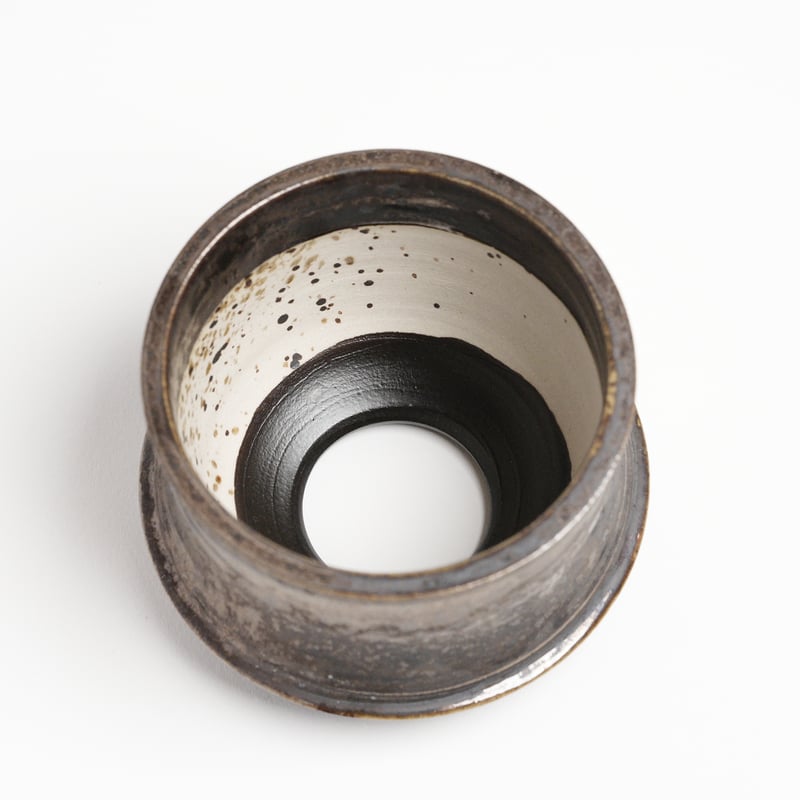 オリジナル陶器鉢 “つぼみ” 金彩 SSサイズ | Agave & Caudex Port