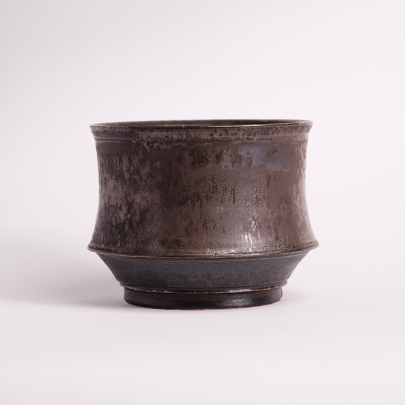 オリジナル陶器鉢 “つぼみ” 金彩 Mサイズ | Agave & Caudex Port Eden