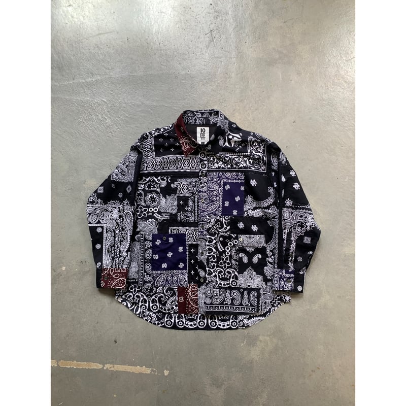 TENBOX Patchwork Thai bandana shirt 2