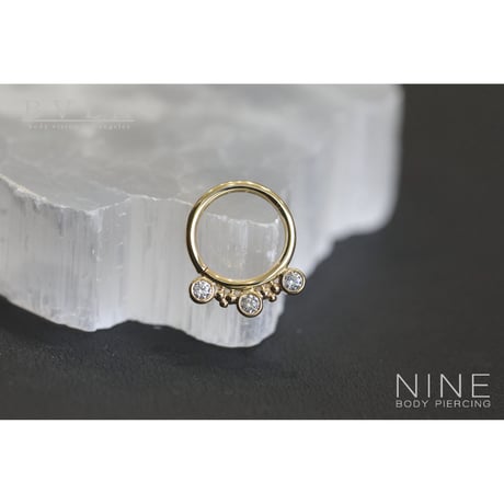 Eden 3 - Seam Ring (YG / Cubic Zirconia)