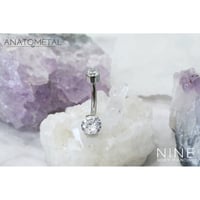 14Ga Partial Bezel Navel Curves