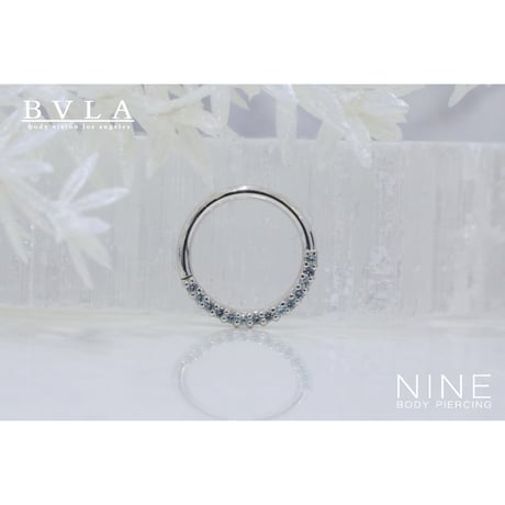 Oaktier - Seam Ring (WG / Swiss Blue Topaz)