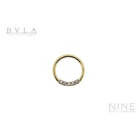 Blaze 5 - Fixed Ring (YG / Cubic Zirconia)