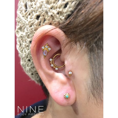 Eden 3 - Seam Ring (YG / Cubic Zirconia)