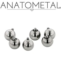 Threaded Ball (8Ga / Titanium)