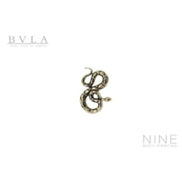 Coiled Snake - Antiqued Body (YG)