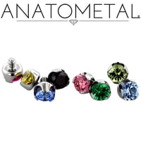 Prong Set (16Ga, 4mm / Titanium)