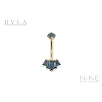 Oceane 5 (YG / London Blue Topaz)