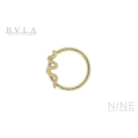 Delicate Snake - Seam Ring (YG - Facing to Left)