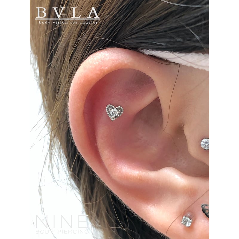 Heart Harlequin (WG/Cubic Zirconia) | NINE BODY Heart Harlequin (WG/Cubic Zirconia) | NINE BODY