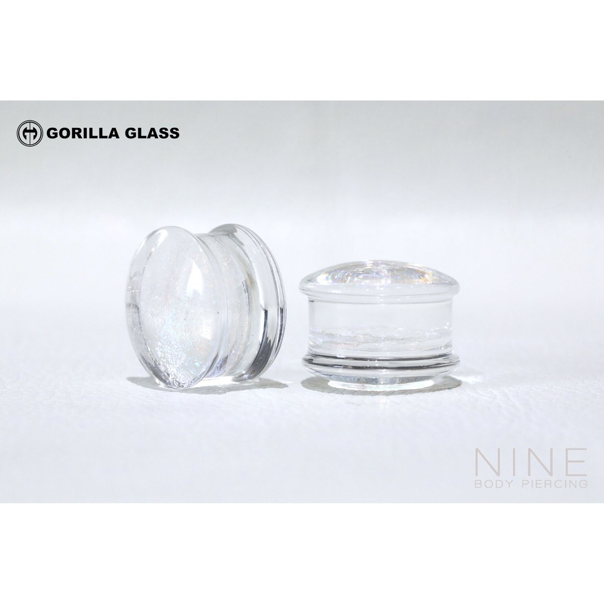 Hagakure Plug - Double Flare / Ice | NINE BODY