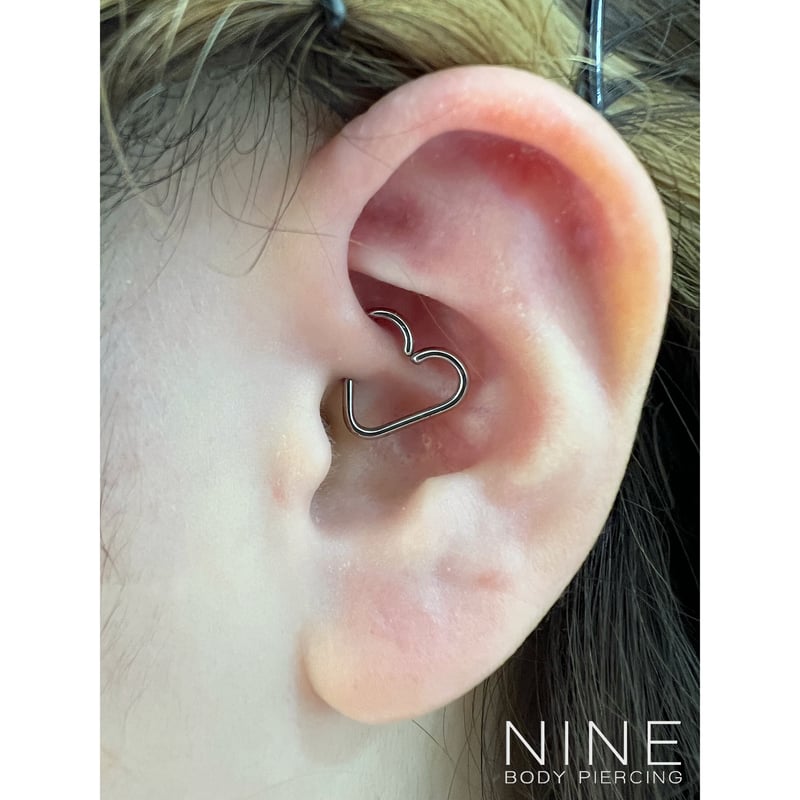 Hackney Nine AMOUR LOVE ピアス 2ペアセット LeRoi Heart (Surgical Stainless) | NINE BODY PI