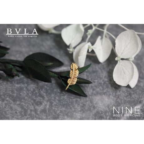 Feather (YG / Size - 10mm - Left)