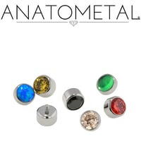 Bezel Set (14Ga, 3mm / Titanium)