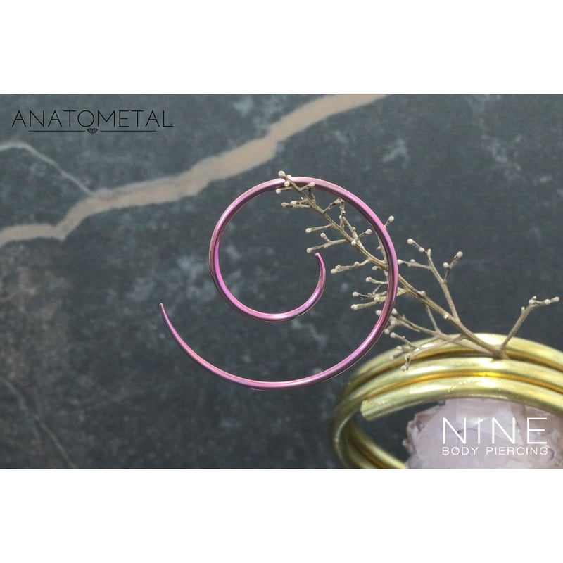 Spiral (Titanium) | NINE BODY PIERCING