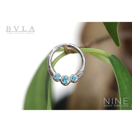 Faraway - Seam Ring (WG / Mint Cubic Zirconia)