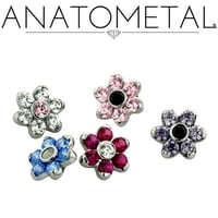 Flower End (16Ga, 4.75mm / Titanium)