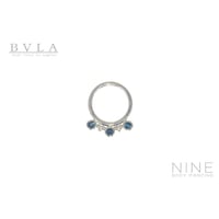 Eden 3 - Seam Ring (WG / London Blue Topaz)