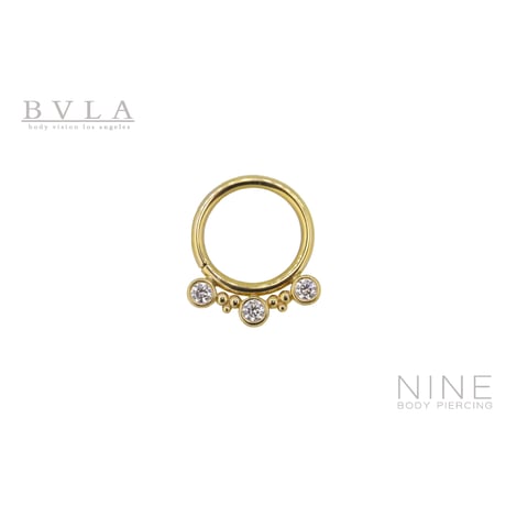 Eden 3 - Seam Ring (YG / Cubic Zirconia)