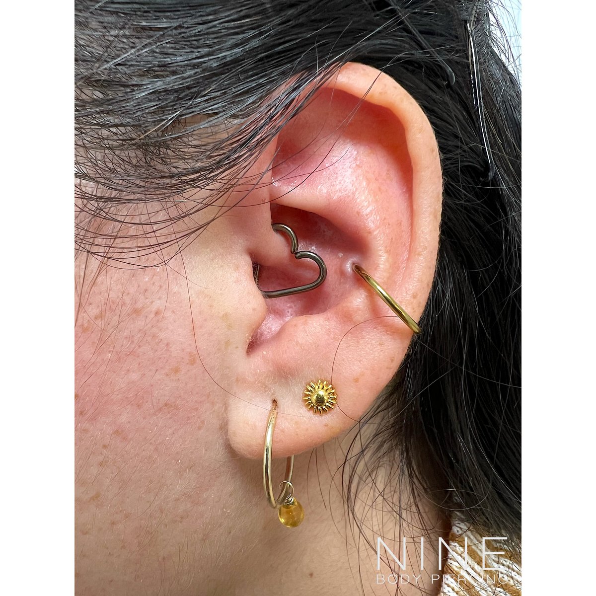 LeRoi Heart (Niobium - Color:Brown) | NINE BODY