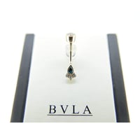 Sarai Navel (YG / London Blue Topaz & Cubic Zirconia)