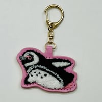 さがら刺繍キーホルダー（ペンギン）