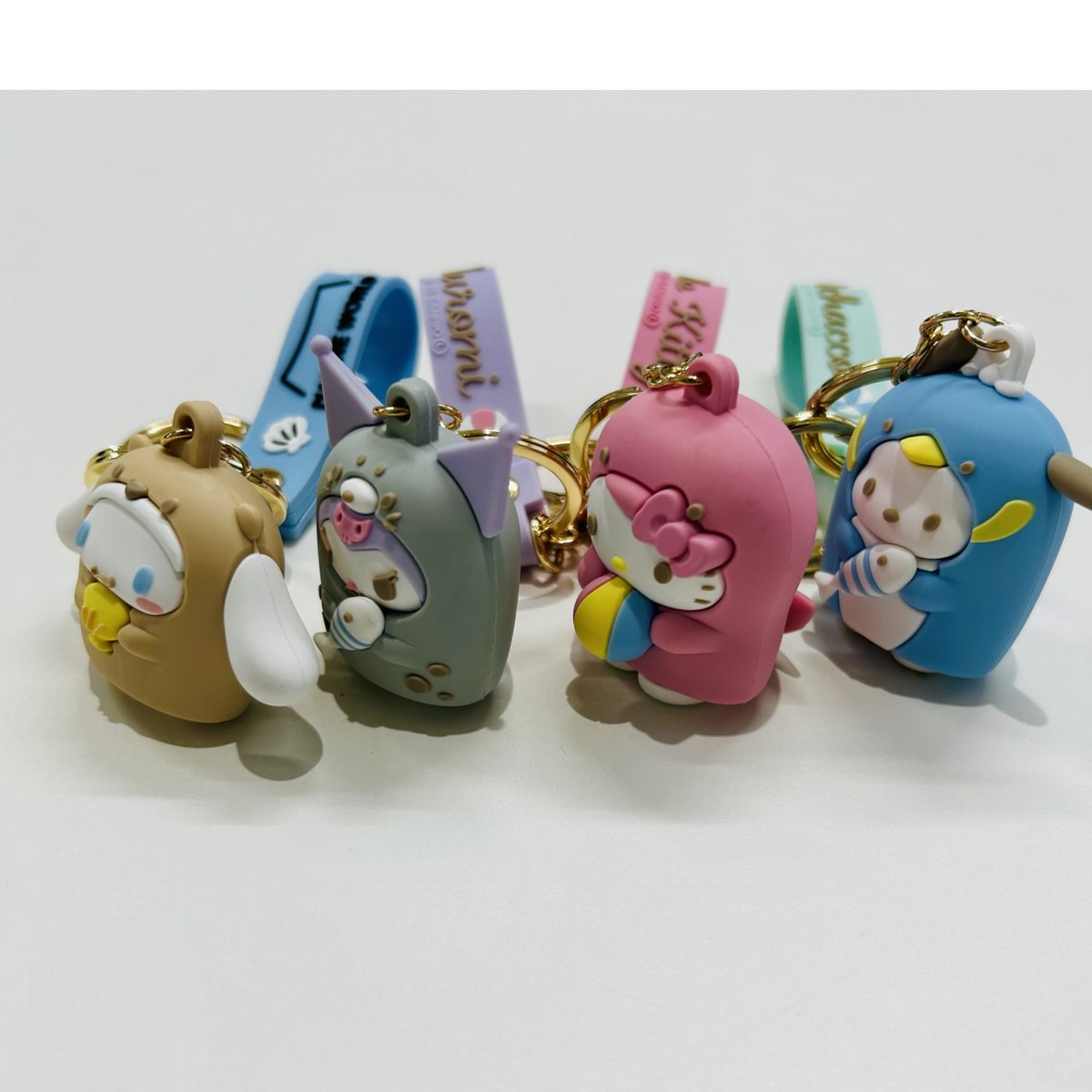 ハローキティ　マリン　マスコットキーホルダー ぬいぐるみキーホルダー（シャーベットマリン ハローキティ