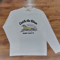 ロングTシャツ（ラッコ Catch the Wave）- ホワイト