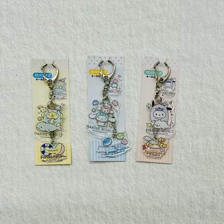 【マリンワールド×ポチャッコ】アクリルスタンドキーホルダー