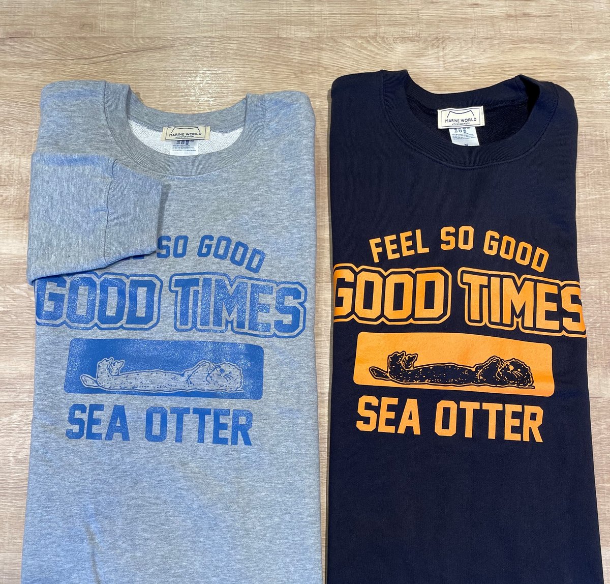 スウェット(ラッコ GOOD TIMES)- グレー | すいそう スウェット(ラッコ GOOD TIMES)- グレー | すいそう