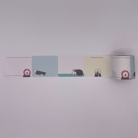 ロール付箋（ラッコ）