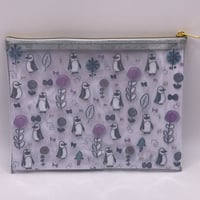 PVCフラットポーチ（ペンギン）