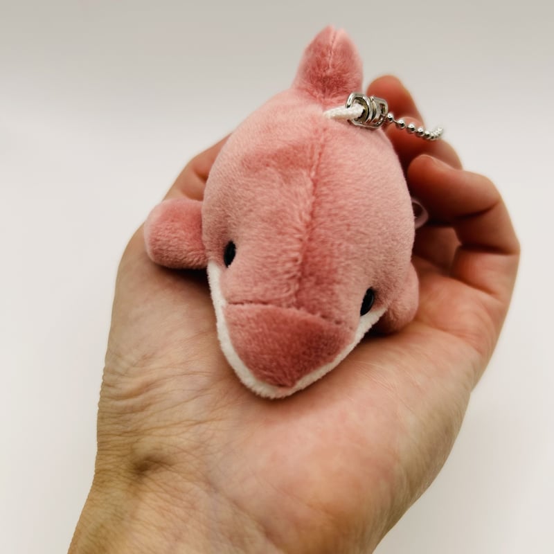 ボールチェーンマスコット（イルカ）- スモークピンク | すいそう