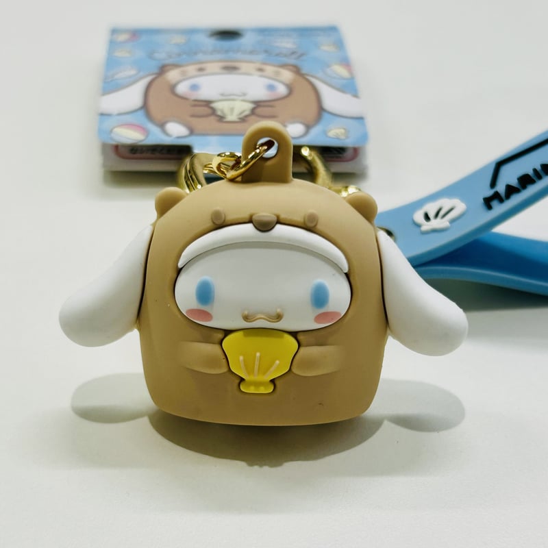 マリンワールド×シナモロール】立体ラバーキーホルダー | すいそう