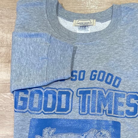 スウェット（ラッコ GOOD TIMES）- ネイビー