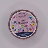 【マリンワールド×Kayo Horaguchi】マスキングテープ - ピンク