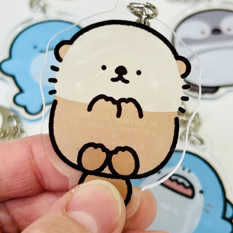 マリンワールド×かやぬゆみ】アクリルキーホルダー（ラッコ） | すいそう