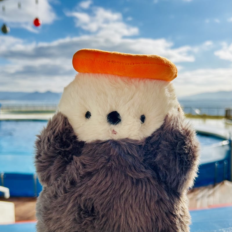 マリンワールド×にこやまポッケ】ずっと一緒 リロくんぬいぐるみ