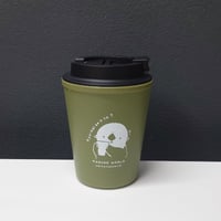 ダブルウォールタンブラー（ラッコ 「Kyu-keisento？」）- カーキ